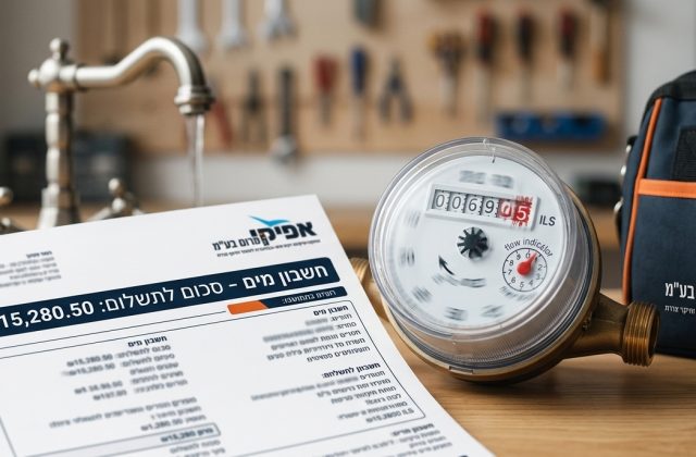 חשבון המים קפץ פתאום? כך תדעו אם מדובר בנזילה סמויה