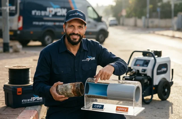תיקון צנרת ללא הרס: השוואה בין שיטת השרוול (CIPP) להתזה אפוקסית